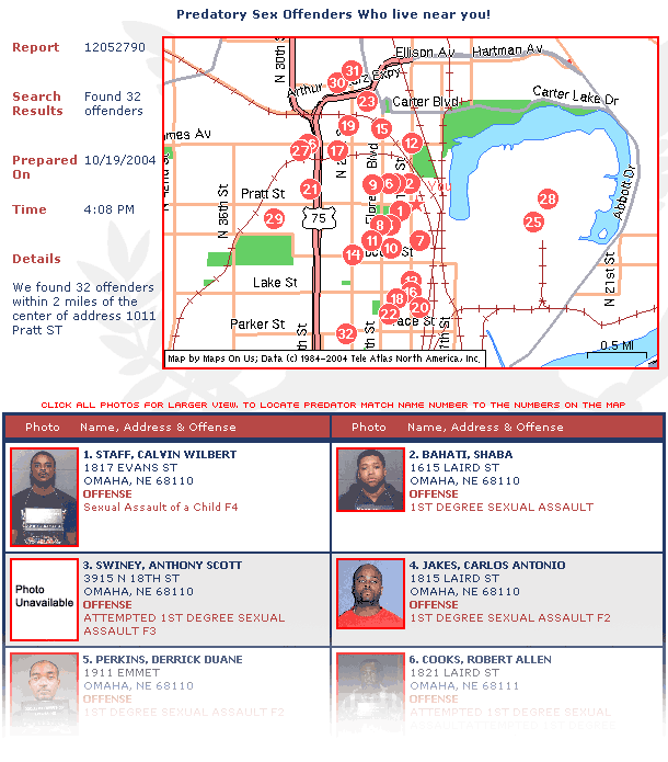 National Alert Registry, Registered Sex Offenders, Sex Offenders Registry